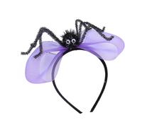 Ranley Bandas para el cabello de Halloween, diademas de cráneo para mujer - Cabello de traje de terror,Tiras de de terror, accesorio para el cabello del traje, diseño de arañas y cráneo,