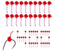 Ranley Cebos de, Cebo de Pescado,Bastidor de Cuentas de Plataforma - Abordar pequeñas Parejas Artificiales portátiles Artificiales de Perlas de bocado antifondo para Equipos de Pescador de Agua