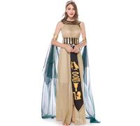 Ranley Costumbres de Halloween para mujeres Cleopatra | Cleopatra Queen Dress Disfraz de egipcia - Egipto Reina Vestido Disfraces de Halloween para Mujeres