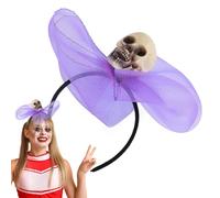 Ranley Diadema de araña de Halloween, diademas de pelo de Halloween, Suministros de baile de fiesta, Tiras de de terror, accesorio para el cabello del traje, diseño de arañas y cráneo,