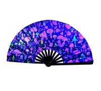 Ranley Encendedor para fanáticos de las manos, fanáticos de la danza para mujeres,Dancing Clack Handhell Folding Fan - Proppetos fotográficos chinos/japoneses para enfriar, bailar, decoración y boda
