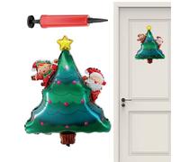 Ranley Globos Navideños - Decoración De Árbol De Navidad, Reno Y Papá Noel - Globo Inflable de Pie para Fiestas | para Fiesta Cumpleaños Año Nuevo Invierno y Fiestas Festivas