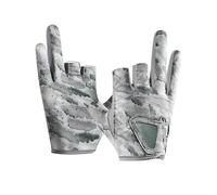 Ranley Guantes de Pescado, Guantes de con 3 Dedos, Accesorios de sin Dedos, protección UV, Protector de Mano para Kayak, Remo y Remo