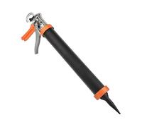 Ranley Jeringa de llenado de cartuchos, apagado automático, herramienta de sellado robusta, a prueba de fugas, aplicador de pegamento antideslizante y para soladores, artesanos de construcción