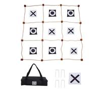 Ranley Juego portátil de lanzamiento de puf, juego de fiesta en el patio trasero e interior con bolsas de frijoles, desarrollo de habilidades motoras actividades al aire libre para cumpleaños, camping