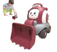 Ranley Juguete de coche para tirar hacia atrás,Coche de tirar hacia atrás - Coche de ingeniería con silbato que cambian de cara,Vehículos de tirar hacia atrás, vehículos pequeños para excavadoras