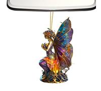 Ranley para espejo retrovisor de coche - Decoración de brujas para vehículos, decoración de Halloween de acrílico 2D, de brujas divertido unisex para vehículo, puerta, árbol de pared