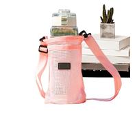 Ranley Portabotellas de Agua con Correa - Portabotellas de Agua - Bolsa Ligera Ajustable a la Elegante para Gimnasio, Fitness, Camping, Playa, Viaje, Pink, Refer to Description, Unisex