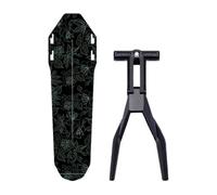 Ranley Tabla de defensa de bicicleta de montaña, protector de barro para bicicleta | Mudguard de Bicicleta Ajustable - Pieza de Reemplazo de Ciclismo, Tabla de Plantación de Ciclismo para Neumáticos