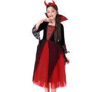 Ranley Traje de Vampiro Niños | Disfraz de Vampiresa | Atuendos Góticos Para Fiestas Teatro Obras Cosplay Reuniones Festivales