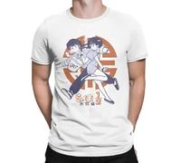 Ranma 1 2 T Shirts Men 100% Cotton Vintage T-Shirt Crew Neck Anime Manga Tees Short Sleeve Clothing White 3XL