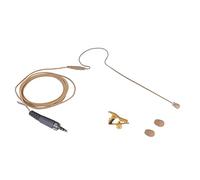 Rannsgeer Mini micrófono de repuesto para auriculares con gancho para la oreja para sistema inalámbrico Sennheiser (bronceado)