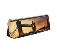 rannsut Estuche para lápices con estampado "I Love London", elegante, con cremallera, para oficina y viajes