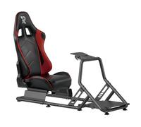 Ranqer Racing Simulator Cockpit - Racing Chair with Steel Frame - Racing Cockpit/Racing Simulator Rhair - Adjustable Backrest for Beginners and Professionals - Metal Frame - Simracing Cockpit