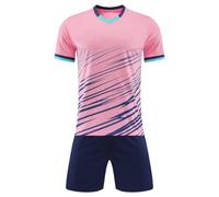 ranrann Conjunto 2 Piezas Niño Conjunto Deportivo Verano para Niños Sport Camiseta de Manga Corta y Pantalones Cortos Ropa Chándal Deporte Fútbol Baloncesto Running Rosa 8-9 años