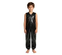 ranrann Niño Mono Adaptativo Traje Impermeable Un Solo Cuerpo Combinaison Negro 5-6 años