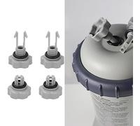 RANRAO 25004/2500 Kit de sellos de repuesto para bomba de filtro de piscina para Intex, piezas de válvula de liberación de aire, juntas de válvula de filtro de piscina, sellos de bomba de filtro de