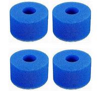 RANRAO 4 piezas de espuma de filtro de piscina compatible con In-tex tipo VI lavable reutilizable piscina filtro esponja parte