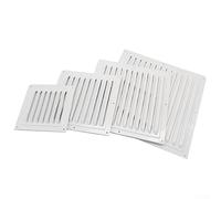 RANRAO Cubierta cuadrada de la rejilla de ventilación de la rejilla del respiradero del metal Cubierta de la pantalla del