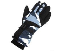 RANRAO Guantes de nieve gruesos y cálidos para hombre, impermeables, resistentes al viento, antideslizantes, pantalla táctil, compatibles con esquí, montañismo, deportes al aire libre (I + pantalla