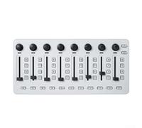 RANRAO MIDI Controlle - Consola mezcladora BT Conexión USB Controlador con 43 botones, 8 perillas, 8 botones, para la mayoría de instrumentos electroacústicos