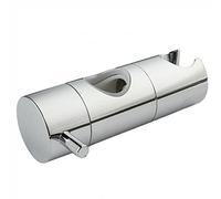 RANRAO Soporte de ducha de 19 a 25 mm, soporte de ducha ajustable de repuesto, soportes de ducha cromados para cabezal de ducha con perilla lateral
