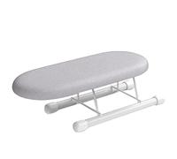 RANRAO Tabla de planchar plegable, tabla de planchar para el hogar, viajes, manguitos portátiles para mini mesa con pierna para costura y manualidades