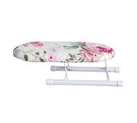 RANRAO Tabla de planchar plegable, tabla de planchar para el hogar, viajes, manguitos portátiles para mini mesa con pierna para costura y manualidades