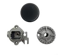 RANRAO Tapa de llama universal para quemador de gas, pieza de repuesto de tapa de estufa de gas de metal, 55 mm, 75 mm, 100 mm (plano 55), 30CNV4515EG2CEA4U34C87