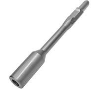 RANSENERS Cincel para colocación de picas de toma a tierra SDS-HEX, 400mm Ø 25 mm, De acero templado