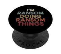 Ransom Name Ransom Personalized Name First Given PopSockets PopGrip Adhesivo