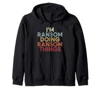 Ransom Name Ransom Personalized Name First Given Sudadera con Capucha
