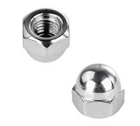 Ranstac Tuercas de cabeza hexagonal M6-1.0 de acero inoxidable 304 con cabeza hexagonal de bellota, 25 piezas HS/LM-02