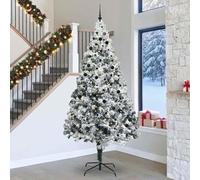 Rantry Árbol de Navidad Artificial Elegante y Fácil de Montar - Blanco Invernal de PVC Modelo LW1104ZJ-3394804ES