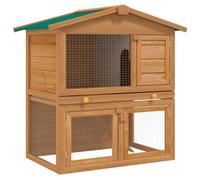Rantry Conejo/Guinea Pig Hutch And Run, conejera de madera para animales domésticos, conejera para animales domésticos, conejera para animales domésticos con ratón y conejos móviles
