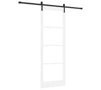 Rantry Puerta corredera con hardware Set 'ORKDAL' blanco 83 x 232 cm puertas correderas plegables
