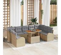 Rantry Sofá de Jardín Modular Beige y Gris - Comodidad y Estilo para tu Espacio Exterior Modelo LWZJ915-3358366ES