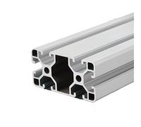 Ranura de perfil de aluminio, Carril lineal de extrusión aluminio 40x80 mm for marcos y estantes bricolaje 100-750(500mm 19.69")
