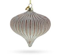 Ranura Mate Cebolla - Ornamento de Cristal Soplado Sofisticado