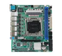 Ranura para placa madre HKUXZR X99 NAS 10xSATA 1* M.2_ NVME PCIE ×1 LGA2011-3 para servidores NAS 6x2.5GbE I226 DDR4 memoria RAM