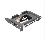 Ranura PCI para rack móvil compatible con HDD SSD de 2,5 pulgadas para PC Ranura de expansión Conector SATA3 de 6 Gbps Intercambio en caliente