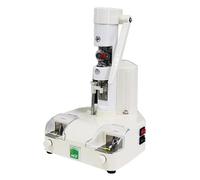 Ranuradora de lente óptica, máquina de ranurado de lentes ópticas de 25 W, perforación de doble cara, profundidad ajustable de 0,8 a 1,0 mm, para centro de cuidado de la visión, óptico