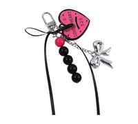 Ranuw 1 elegante llavero de lazo de perlas para mujer, colgante de bolso, bolso, mochila, decoración, accesorios de San Valentín, lazos de perlas, colgante de bolsillo, estético, a