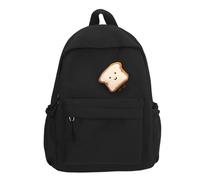 Ranuw 2024 NUEVA Mochila de regreso a la escuela para niñas, mochila versátil, bolso de hombro de doble correa de nailon, mochila de viaje, mochila versátil, Negro , Mass Beauty