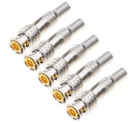 Ranuw 5 piezas/10 piezas 75-5 conectores de compresión BNC sin soldadura fácil instalación para sistemas de cámara CCTV sin soldadura