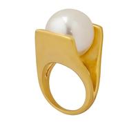 Ranuw Anillos de perlas en forma de Y para enamorados, artículo de moda para cumpleaños, vacaciones y ocasiones especiales, como se describe
