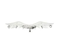Ranuw Collar minimalista de poliuretano con motivos de alas, fácil de limpiar, diseño ligero, perfecto para eventos de día y salidas nocturnas. Collar moderno y minimalista, Einheitsgröße, como se