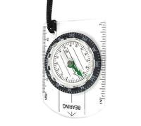 Ranuw Placa base transparente Brújulas Durabilidad Acrílico Mapa Regla para Explorar y Leer Mapas Multifuncional Impermeable Dispositivo Portátil Navegación Exterior para Senderismo y Camping