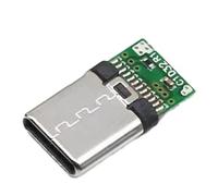 Ranuw Transferencia de datos rápida USB C Conector hembra para minimizar las pérdidas para tareas de streaming de vídeo Reversible USB C