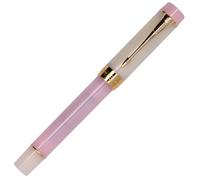Ranvi Pluma estilográfica Jinhao 100, plumín extrafino, clip tipo espada, rosa claro